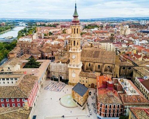 Piso Para 4 Con 2 Parking En Casco Historico De Zaragoza 2 Noches Minimo Exterior photo
